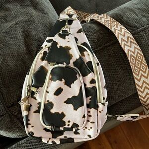 Cow sling bag